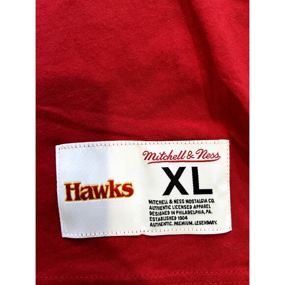 Mitchell & Ness mens XL atlanta hawks NBA tee new with tag - Picture 4 of 5